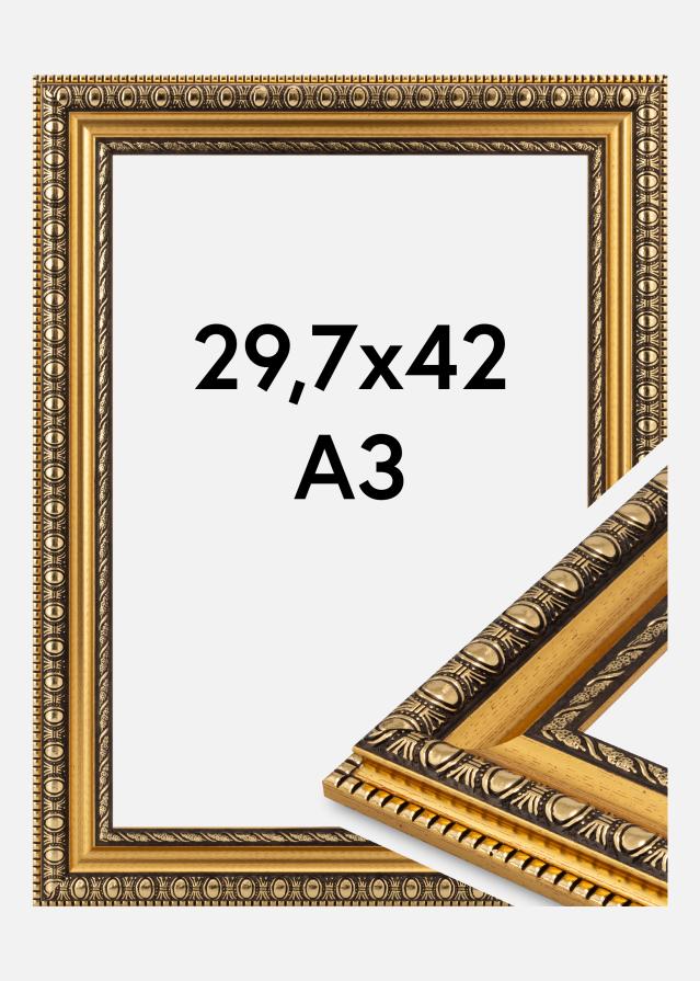 Ram Ornato Akrylglas Guld 29.7x42 cm (A3)