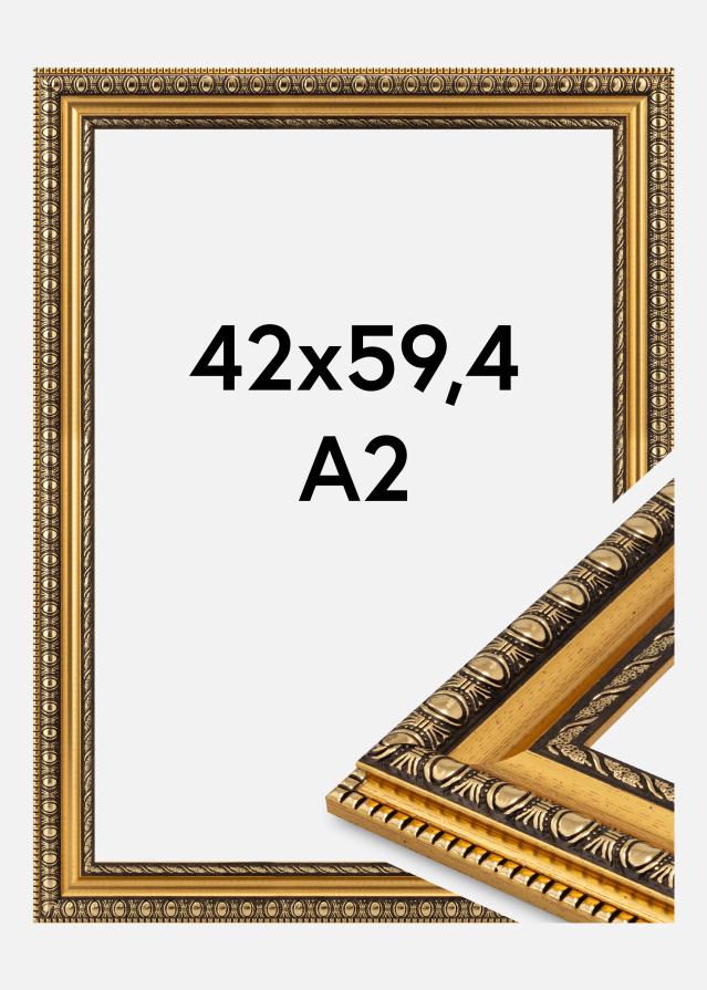 Ram Ornato Akrylglas Guld 42x59.4 cm (A2)