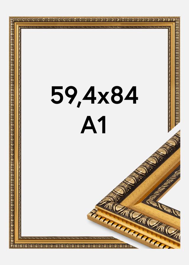 Ram Ornato Akrylglas Guld 59.4x84 cm (A1)