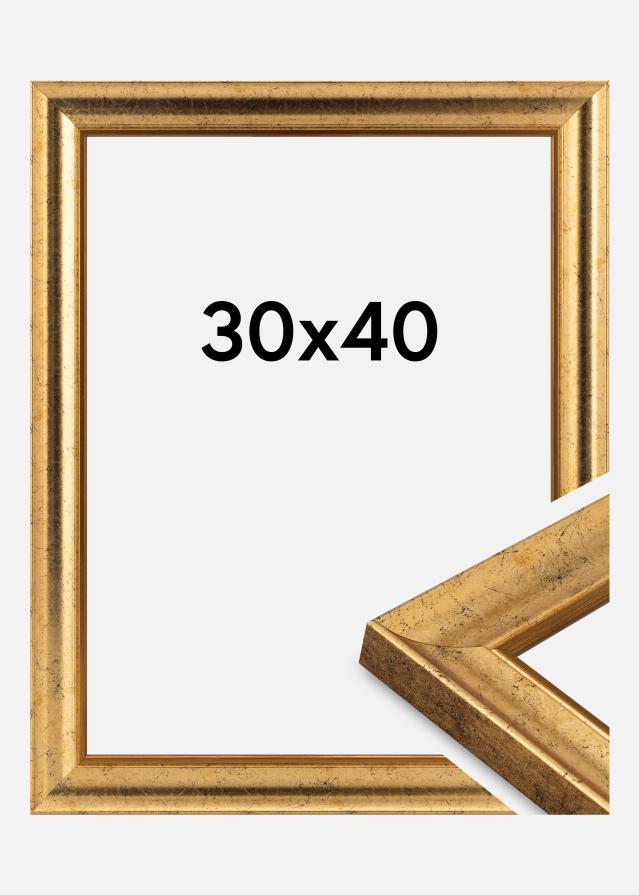 Ram Conca Akrylglas Guld 30x40 cm