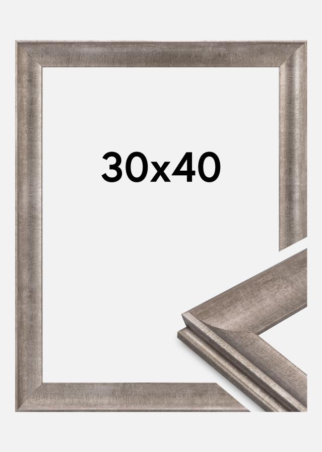 Ram Conca Akrylglas Silver 30x40 cm