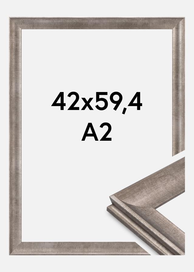 Ram Conca Akrylglas Silver 42x59.4 cm (A2)