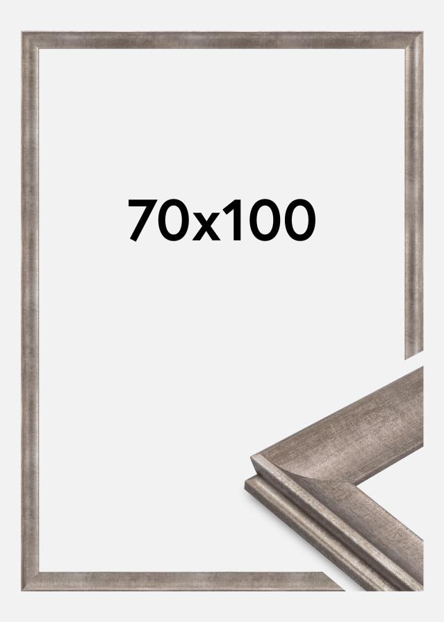 Ram Conca Akrylglas Silver 70x100 cm