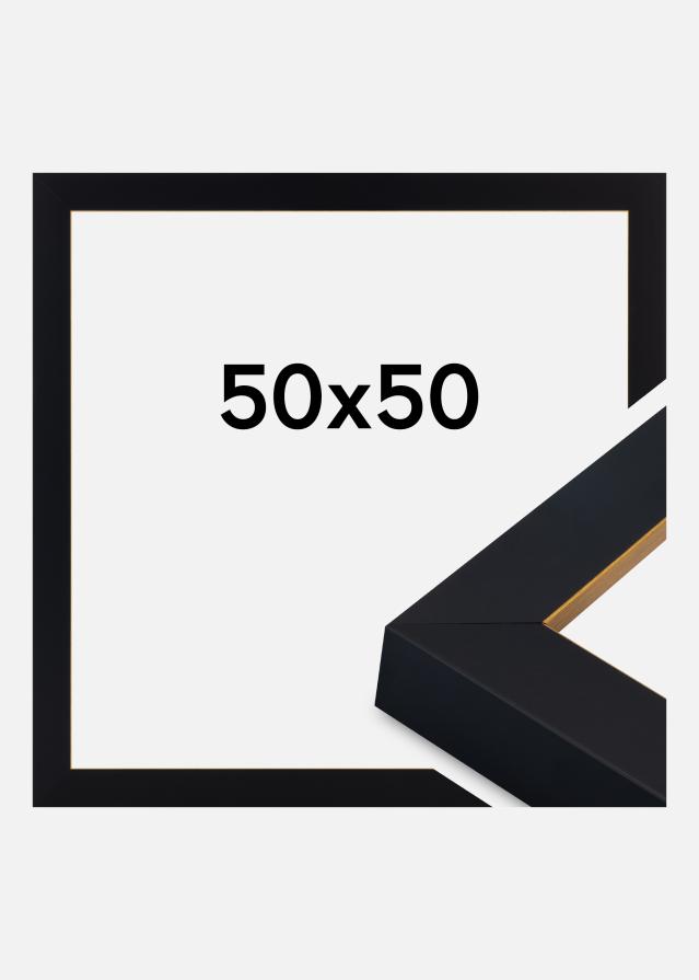 Ram Sussex Akrylglas Svart/Guld 50x50 cm