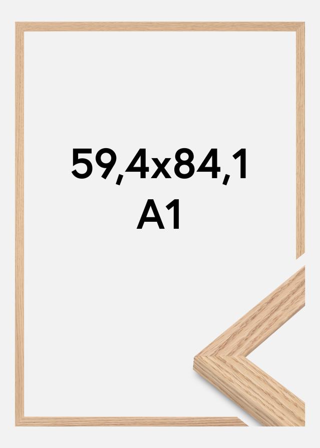 Ram Tidlös Akrylglas Massiv Ek 59,4x84,1 cm (A1)