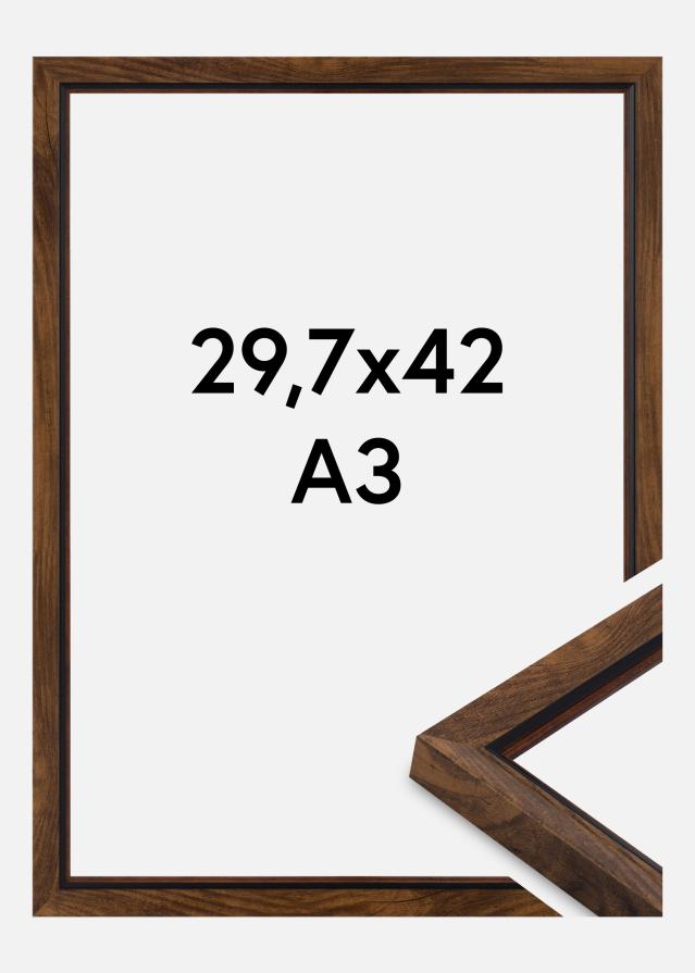 Ram Obsidian Akrylglas Valnöt 29.7x42 cm (A3)