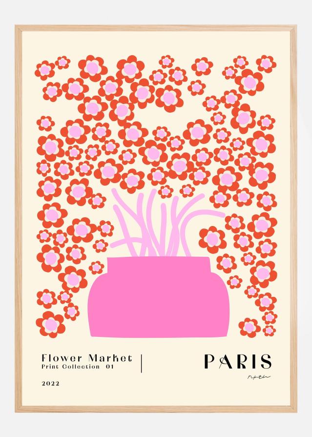 Flower Market. Paris Poster