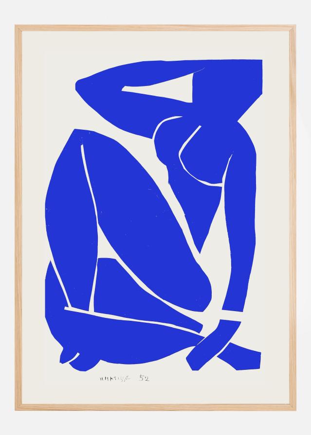 Nudo Blu III 1952 - Henri Matisse Poster