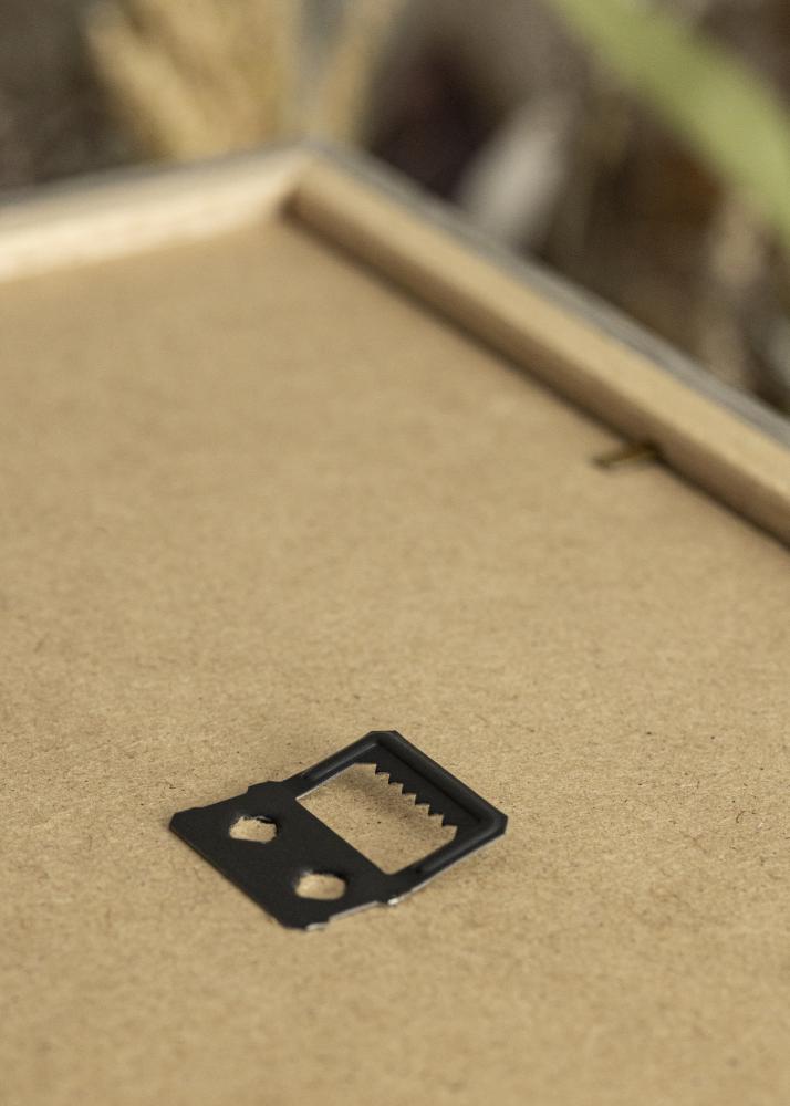 Ram Stilren Grå Ek 40x50 cm - Passepartout Vit 27,5x37 cm