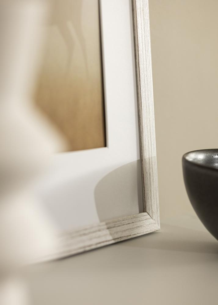 Ram Stilren Vintage Vit 30x40 cm - Passepartout Vit 21x29,7 cm