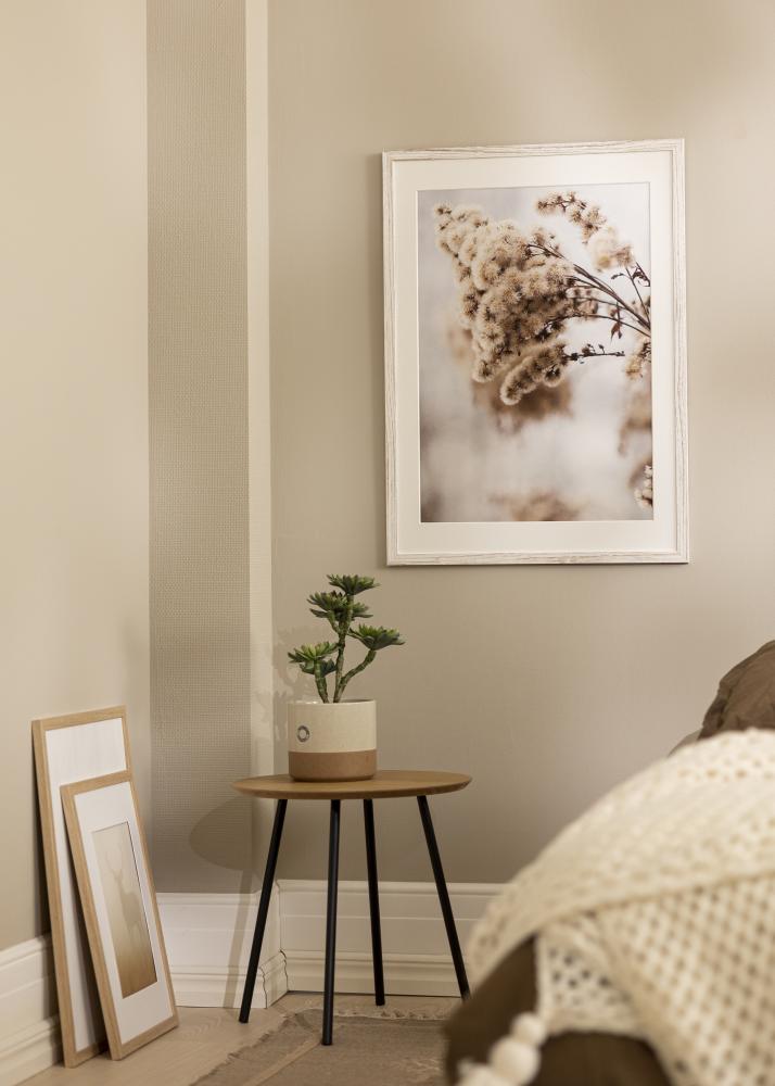 Ram Stilren Vintage Vit 30x40 cm - Passepartout Vit 21x29,7 cm