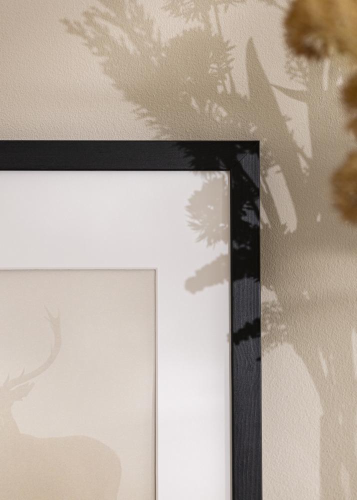 Ram Stilren Svart 56x71 cm - Passepartout Vit 46x61 cm