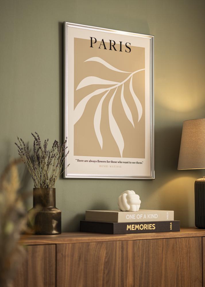 Ram Gala Silver 50x70 cm - Passepartout Vit 39x60 cm