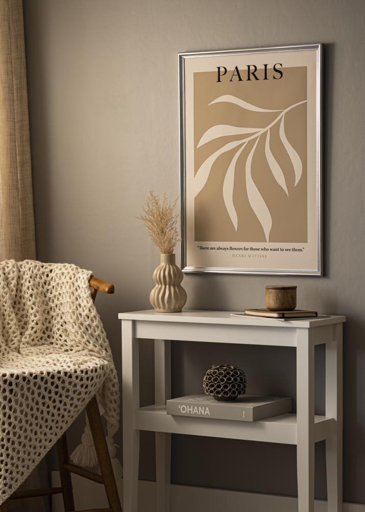 Ram Gala Silver 50x70 cm - Passepartout Vit 39x60 cm