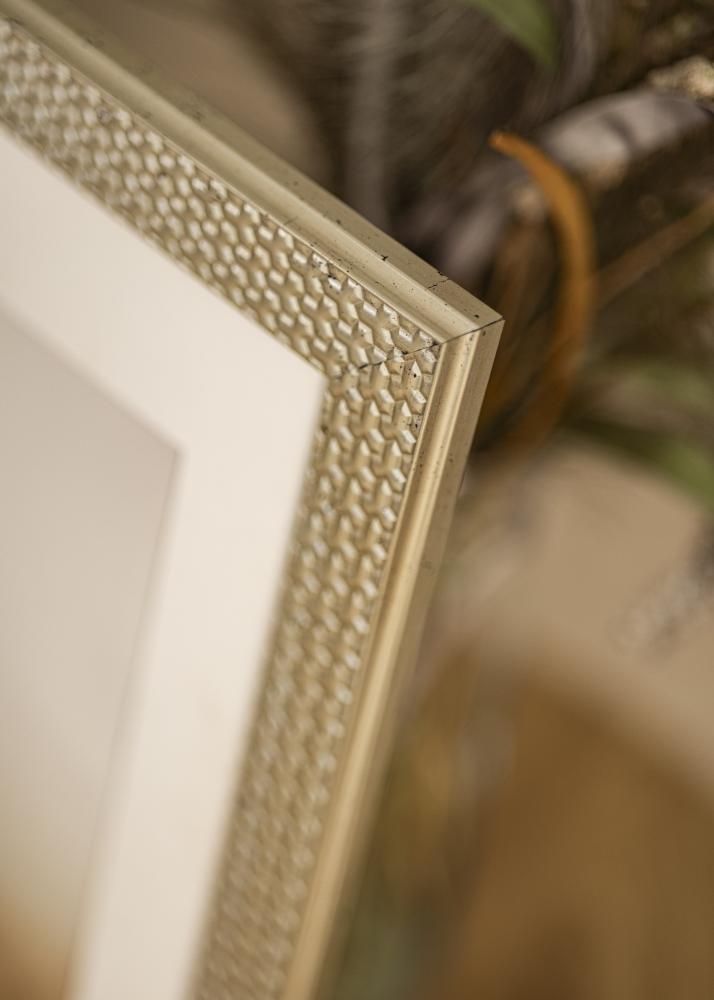 Ram Grace Silver 30x40 cm - Passepartout Vit 22x32 cm