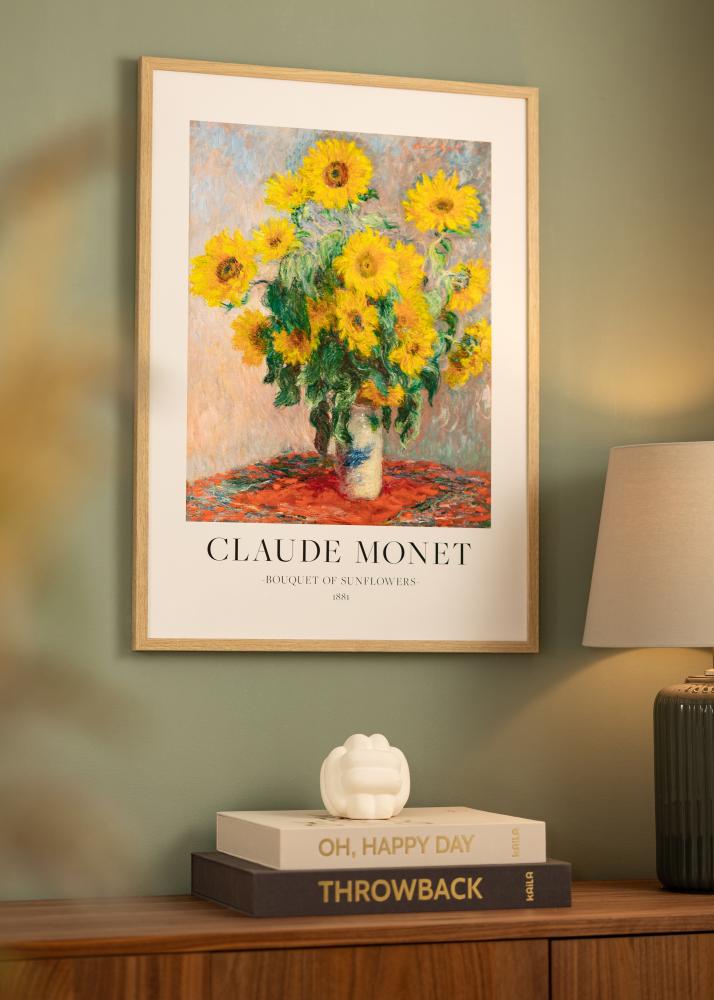 Ram Ares Naturlig Ek 30x40 cm - Passepartout Vit 21x29,7 cm