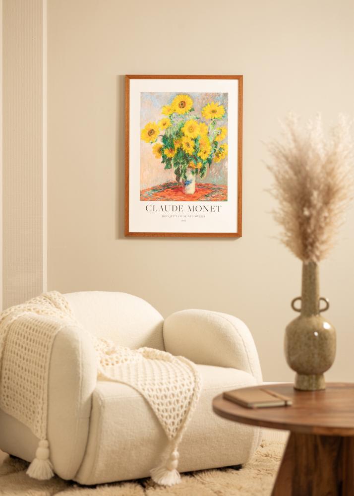 Ram Hermes Bok 60x90 cm - Passepartout Vit 50x75 cm