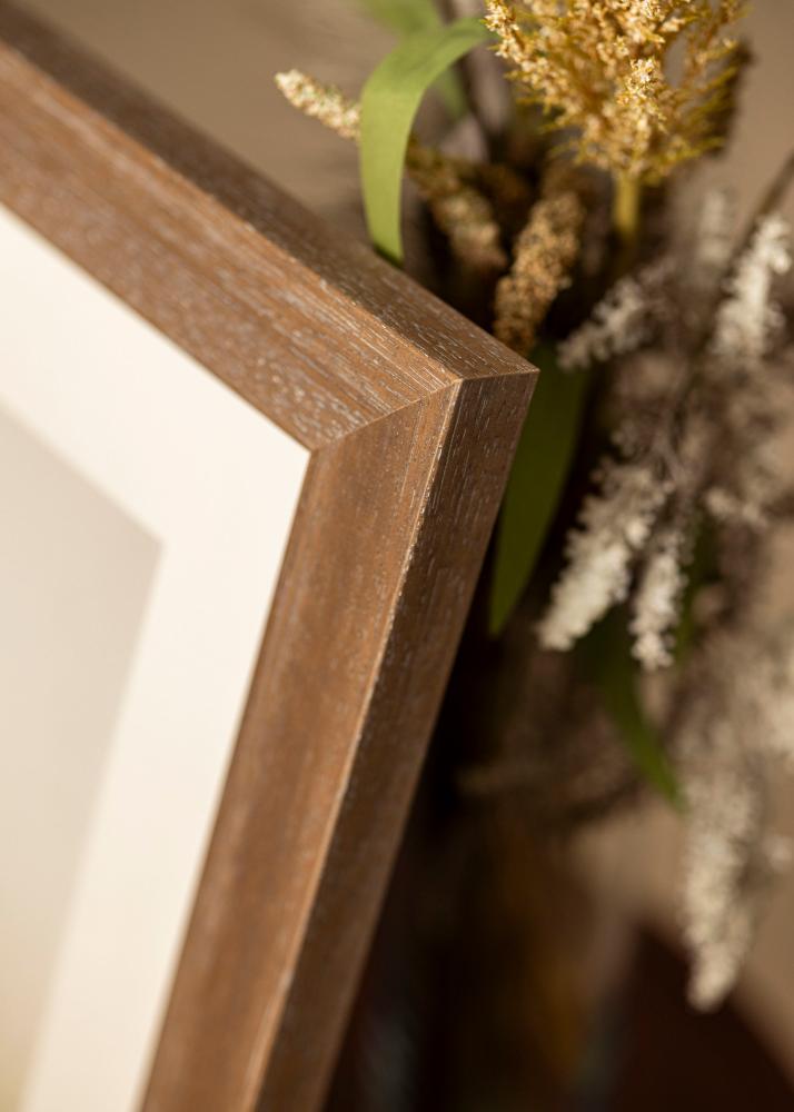 Ram Juno Grå 70x100 cm - Passepartout Vit 62x93 cm