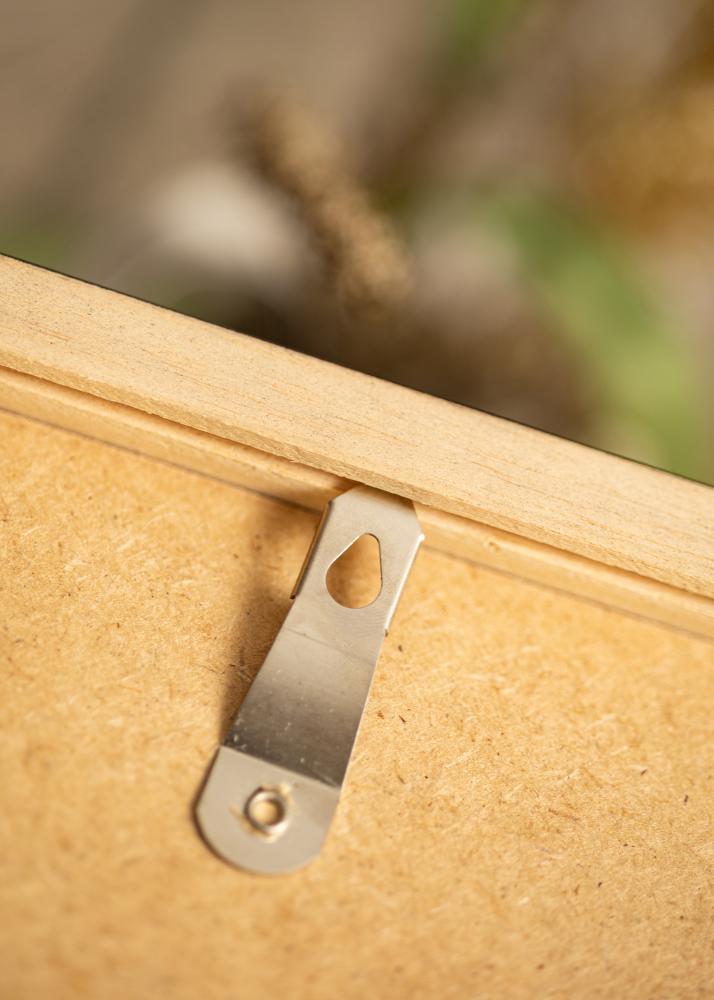 Ram Hermes Valnöt 24x30 cm - Passepartout Vit 5x8 inches