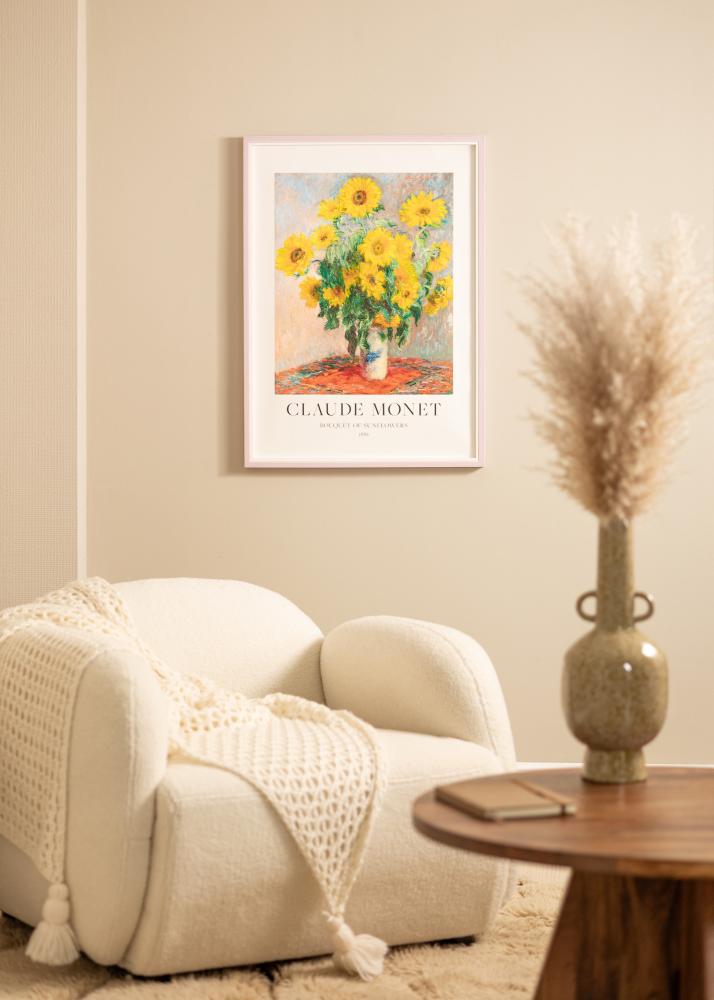 Ram Diana Rosa 20x30 cm - Passepartout Vit 9x11 cm