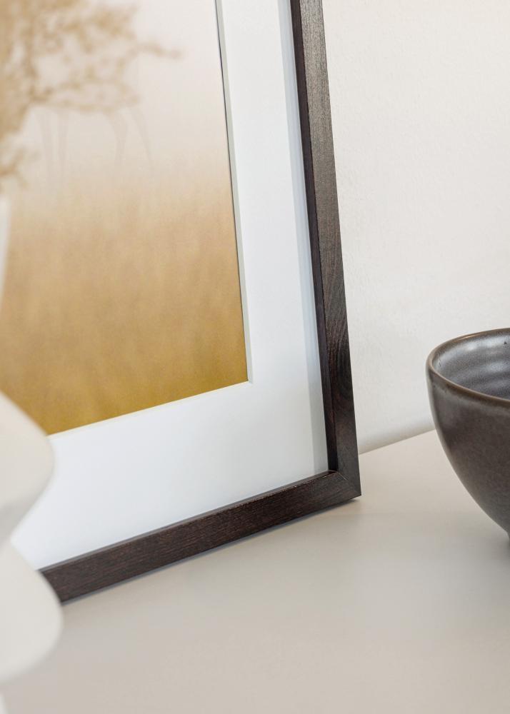 Ram Trendy Akrylglas Valnöt 48x64 cm