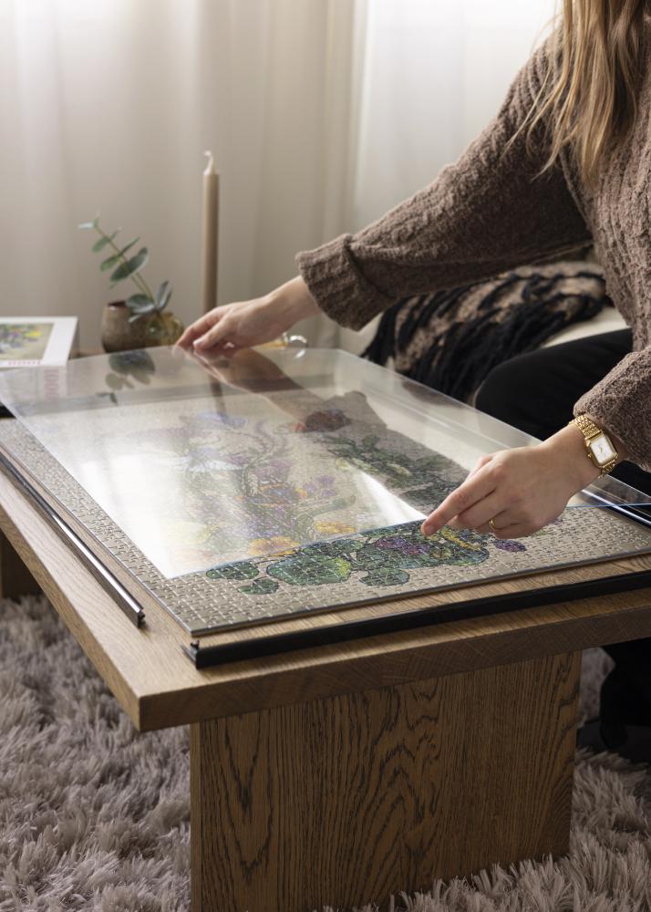 Pusselram Svart 60x80 cm