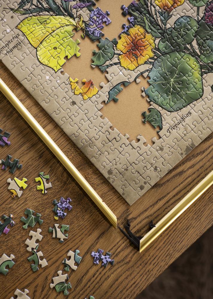 Pusselram Guld 50x70 cm