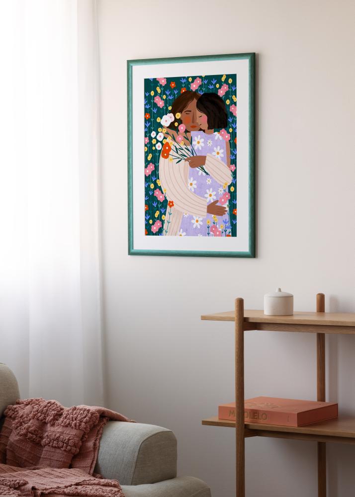 Ram Cornwall Akrylglas Mörkgrön 40x50 cm