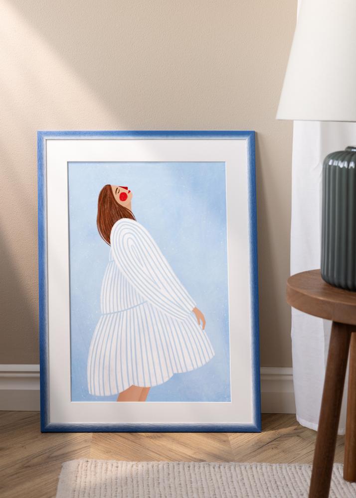 Ram Cornwall Akrylglas Blå 40x50 cm