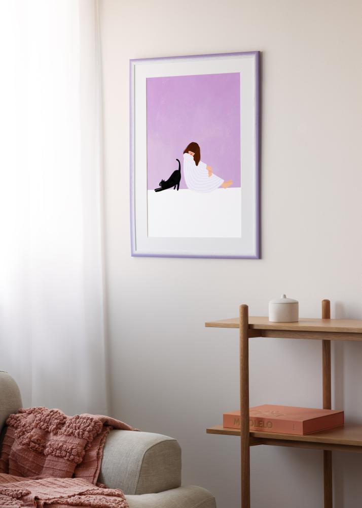 Ram Cornwall Akrylglas Ljuslila 40x50 cm