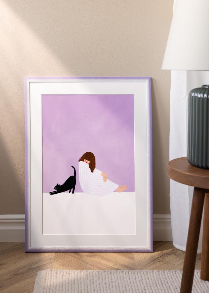 Ram Cornwall Akrylglas Ljuslila 40x50 cm