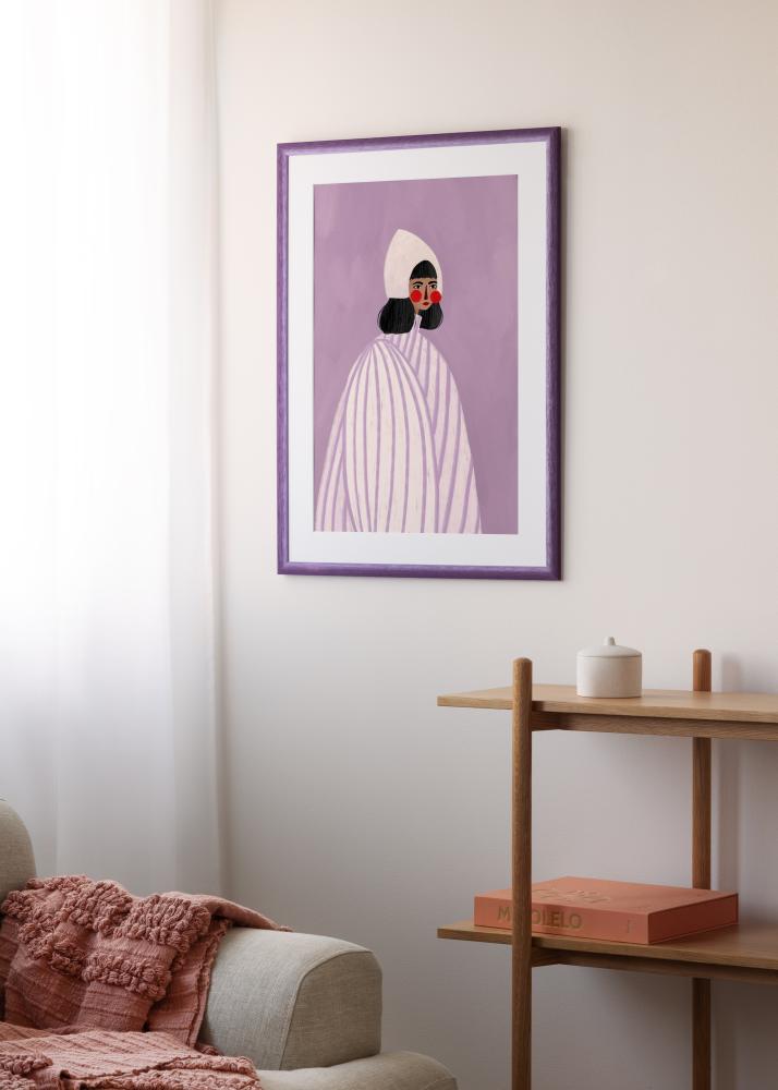 Ram Cornwall Akrylglas Lila 40x50 cm