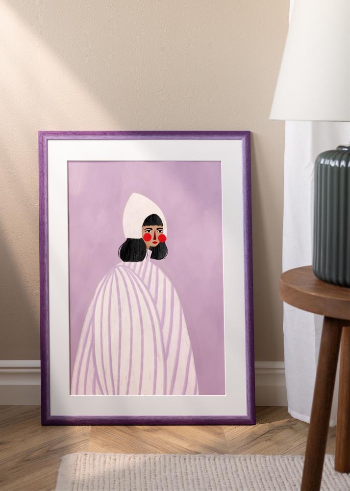 Ram Cornwall Akrylglas Lila 40x50 cm