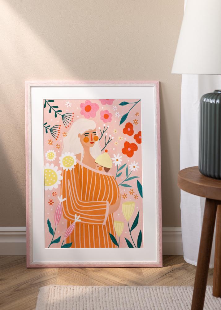 Ram Cornwall Akrylglas Rosa 40x50 cm