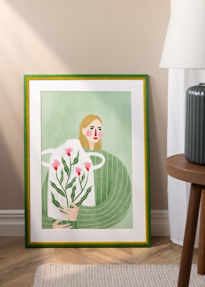 Ram Cornwall Akrylglas Grön 30x30 cm