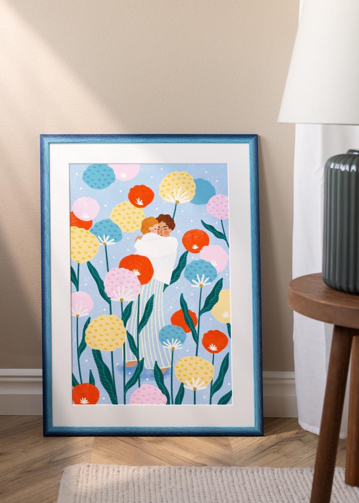 Ram Cornwall Akrylglas Mörkblå 40x40 cm