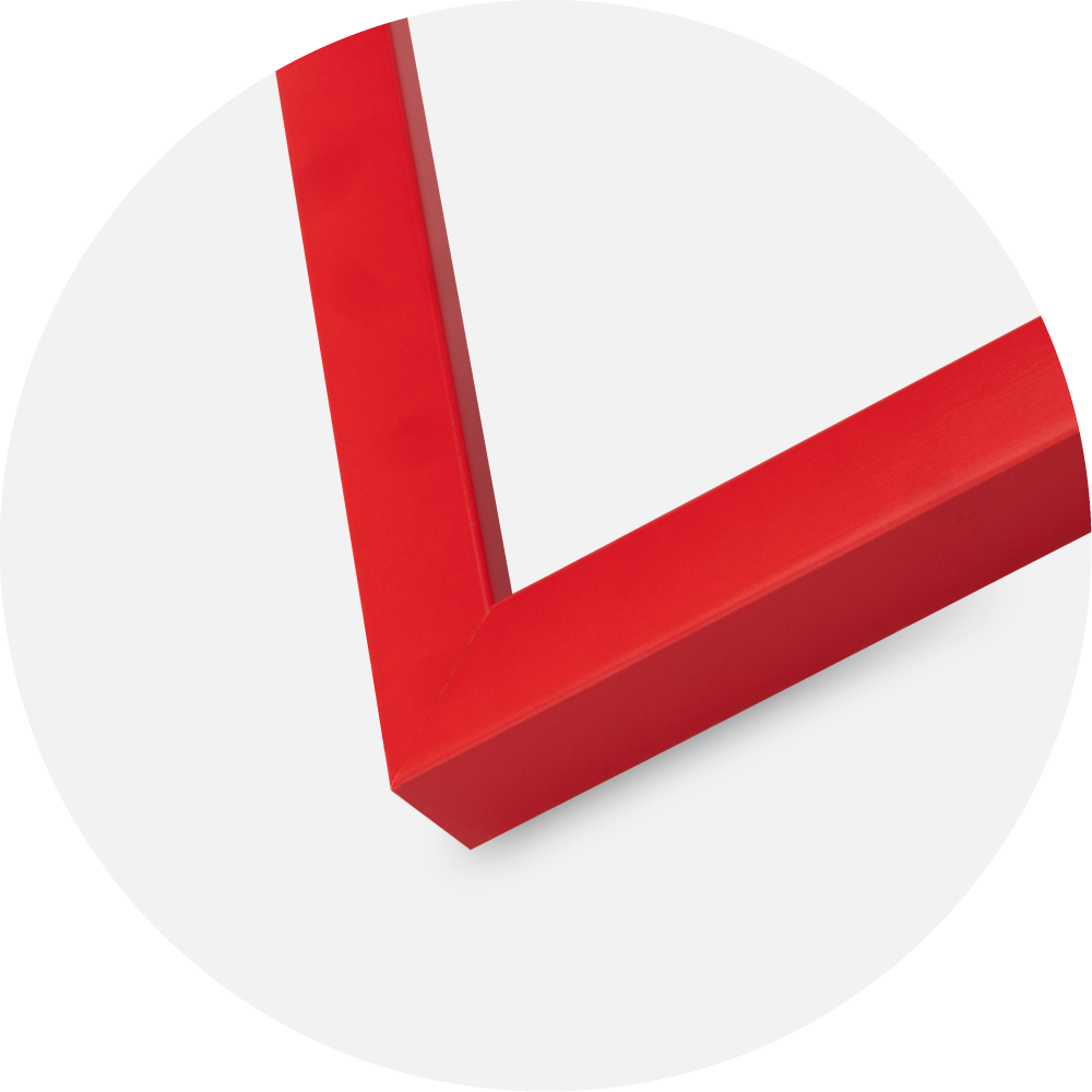 Ram Kent Akrylglas Röd 40x50 cm