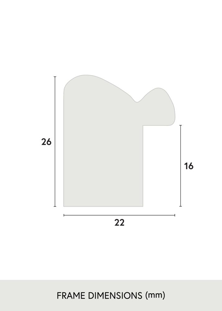 Ram Canterbury Akrylglas Blå 40x50 cm