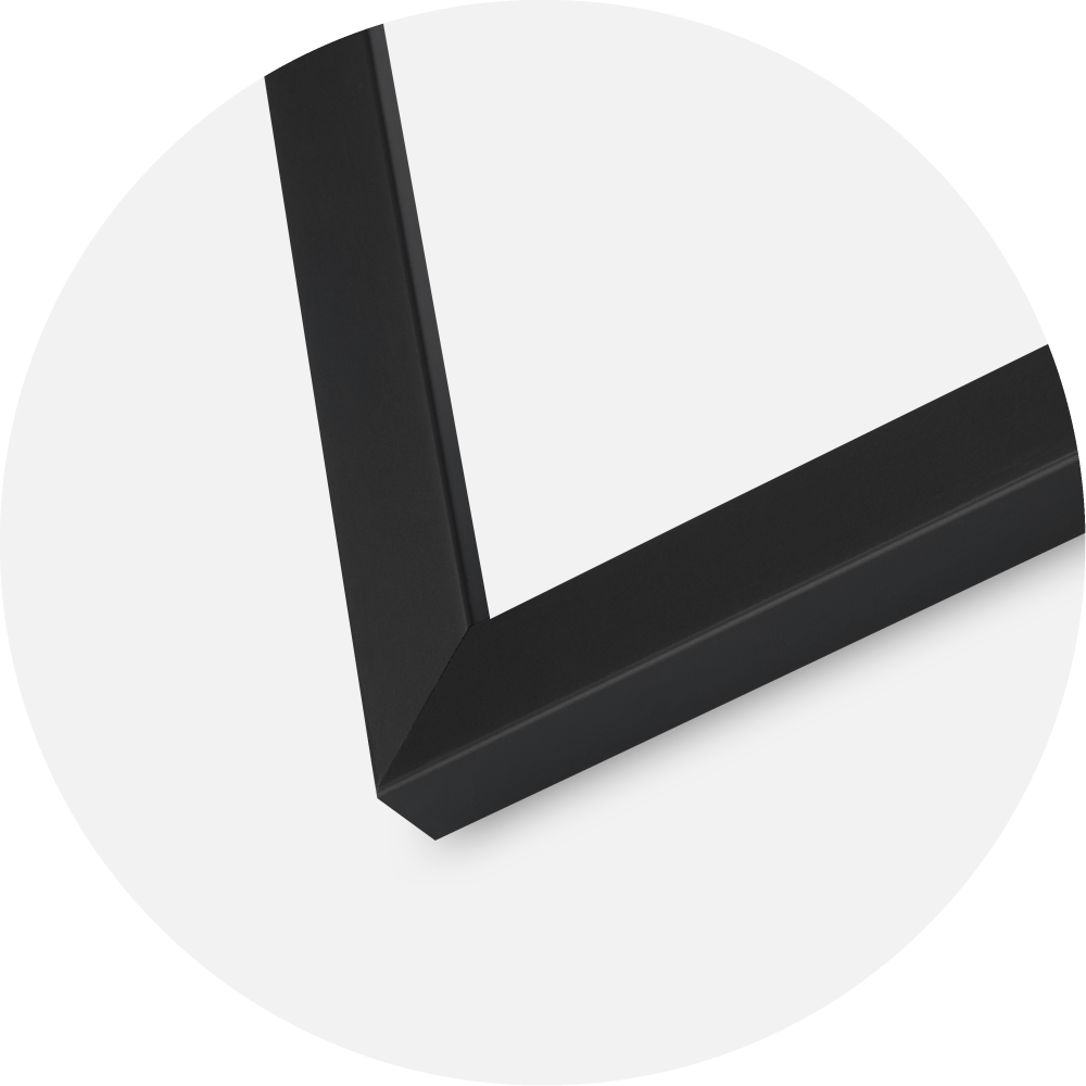 Ram Oban Akrylglas Svart 40x40 cm