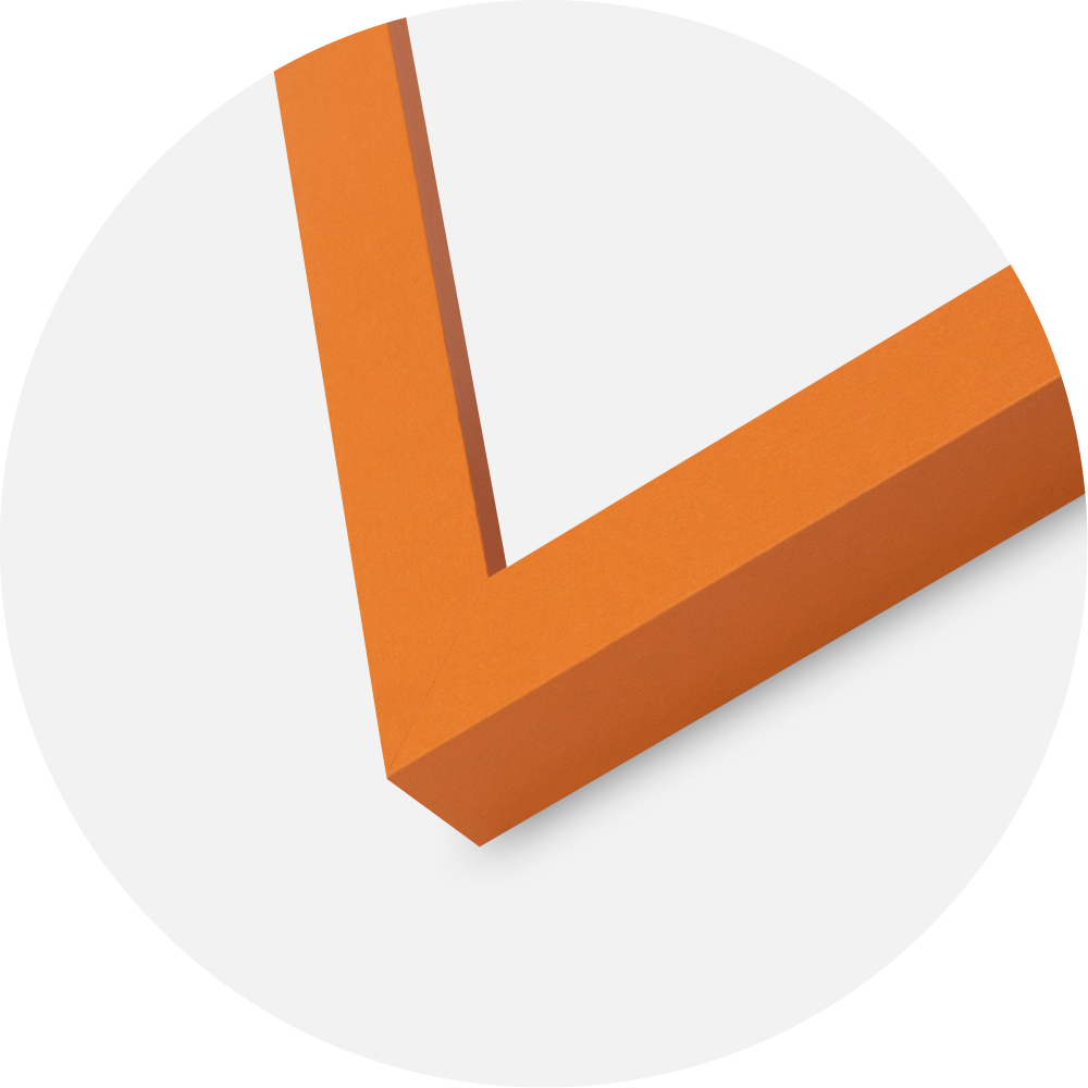 Ram Selection Akrylglas Orange 40x40 cm