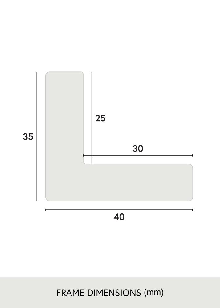 Ram Wells Akrylglas Ek 40x40 cm