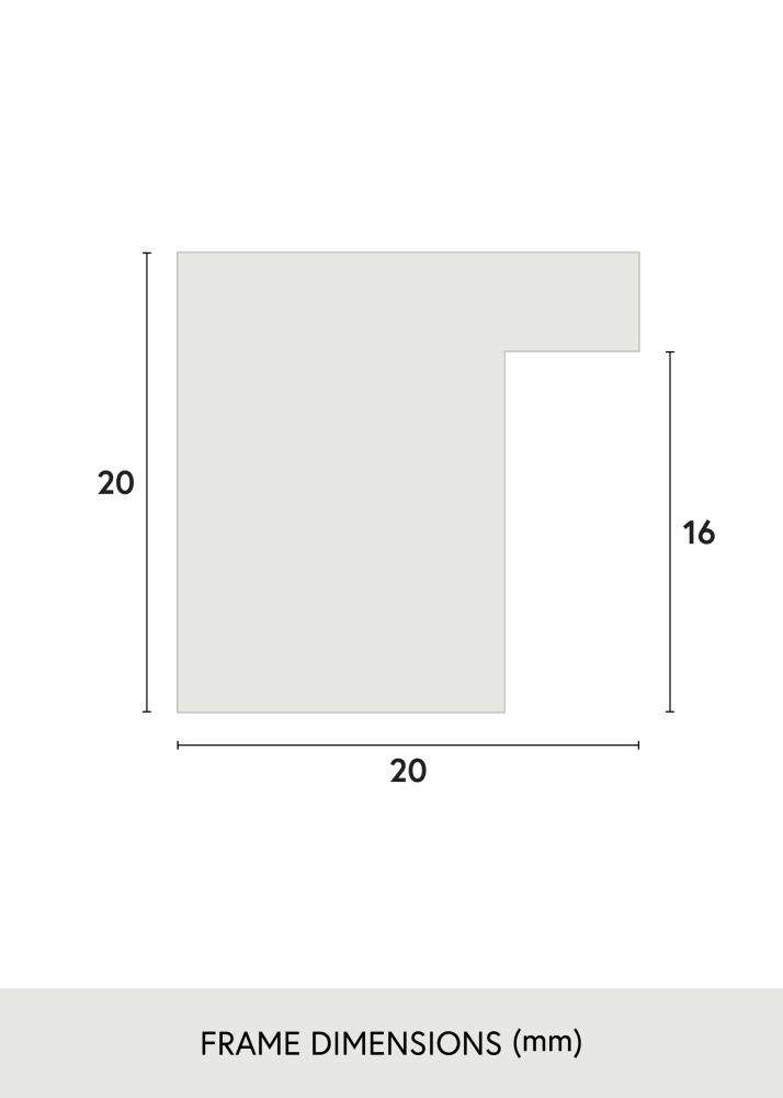 Ram Salisbury Akrylglas Ek 30x40 cm