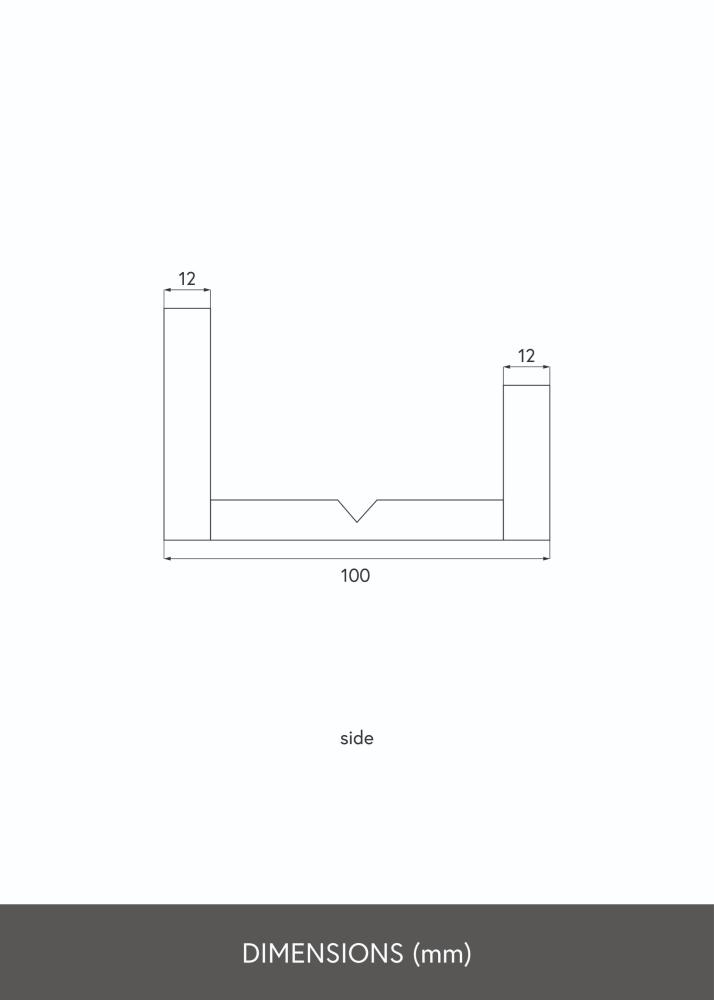 KAILA Tavelhylla Vit 120 cm
