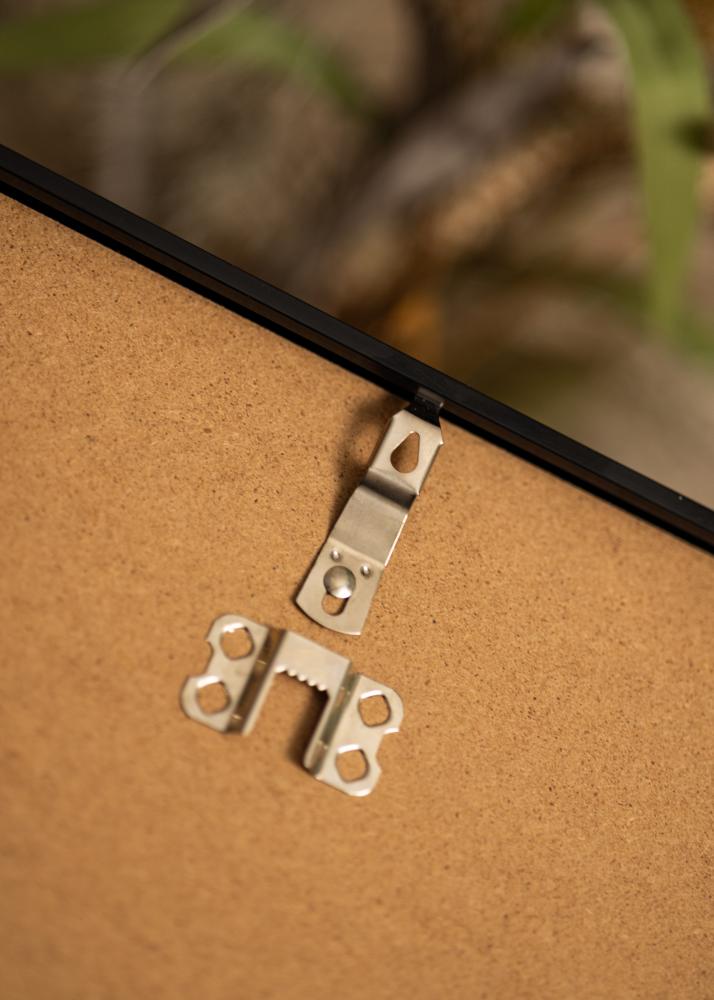 Aluminiumram Akrylglas Svart 50x60 cm