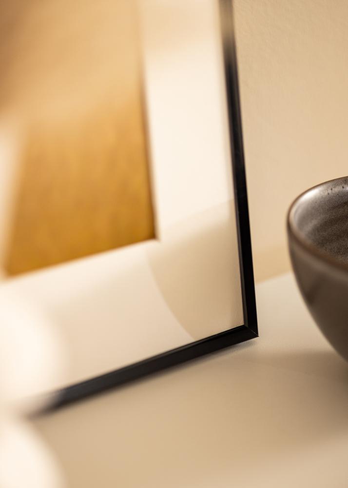 Aluminiumram Akrylglas Svart 50x60 cm