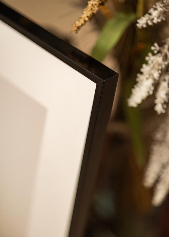 Aluminiumram Akrylglas Svart 50x60 cm