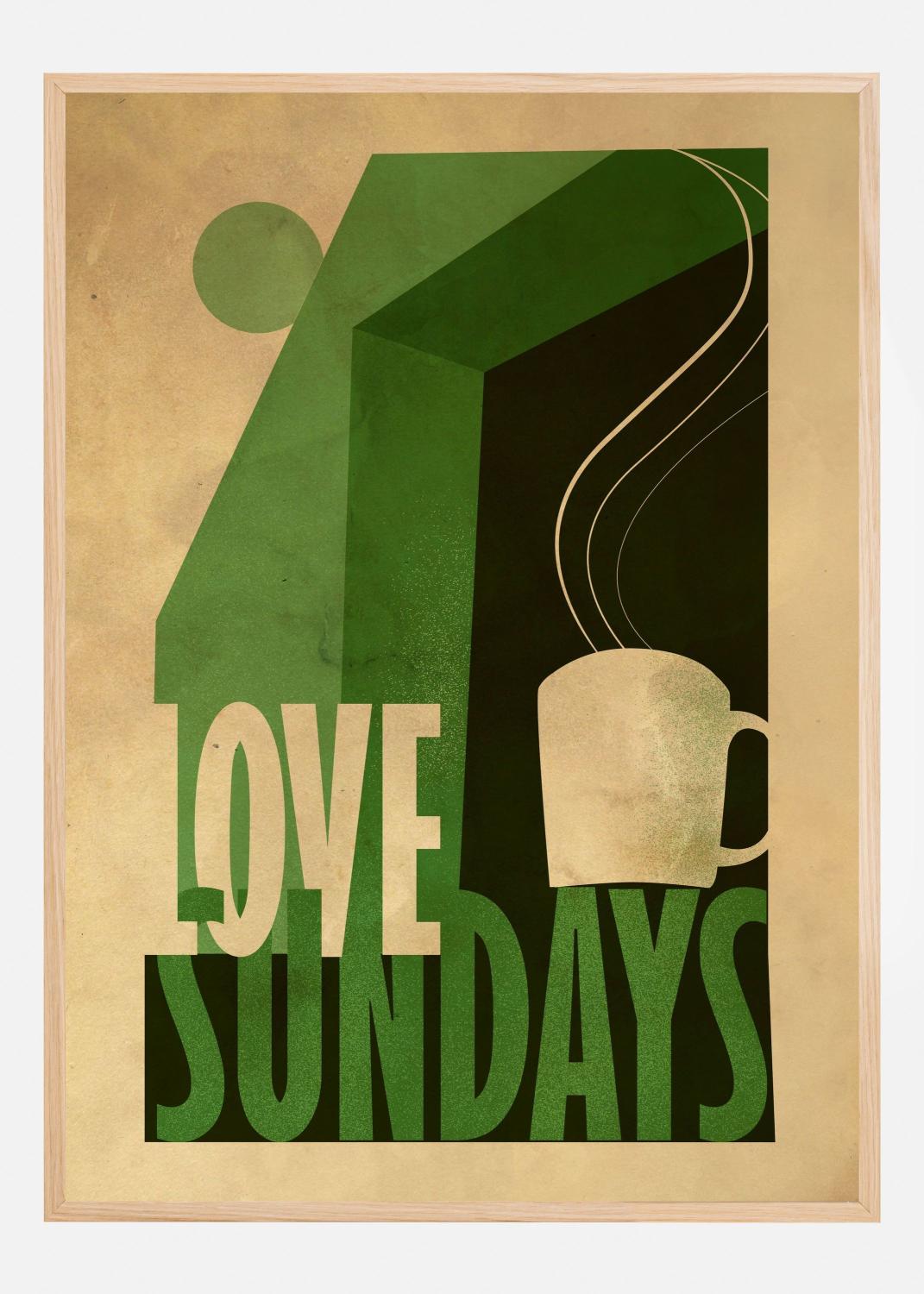 Product Image for Love Sunday print Poster (70x100 cm)