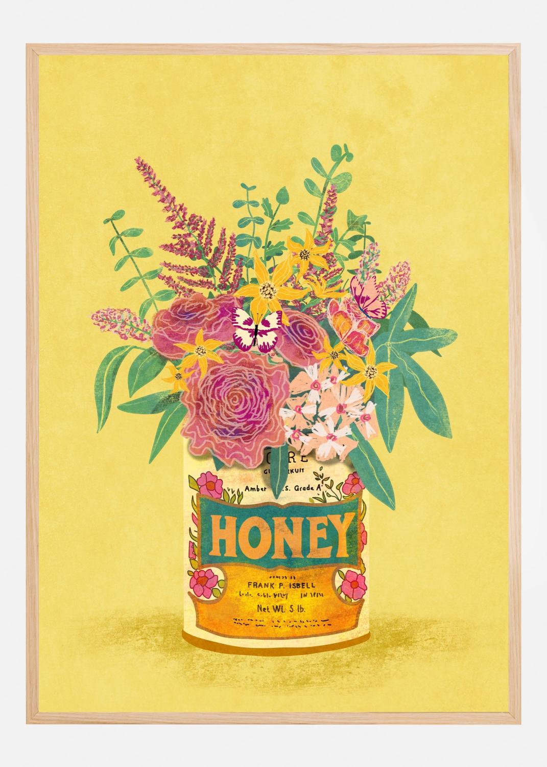 Product Image for Flowers In a vintage Honey Can Poster (30x40 cm)