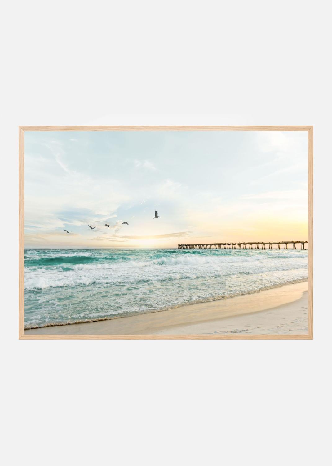 Product Image for Birds a Jetty Poster (50x70 cm)