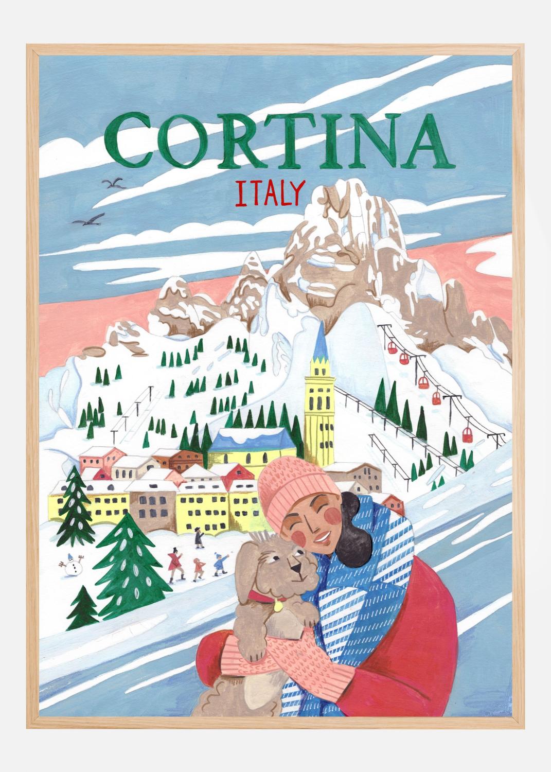 Product Image for Travel Woman in Cortina Poster (40x60 cm)